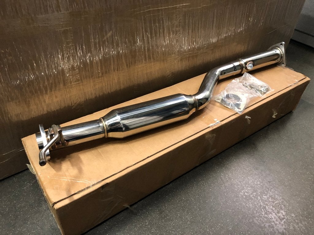 JapPower RVS Downpipe decat frontpipe - Mazda Rx8 Rx-8, Ophalen of Verzenden