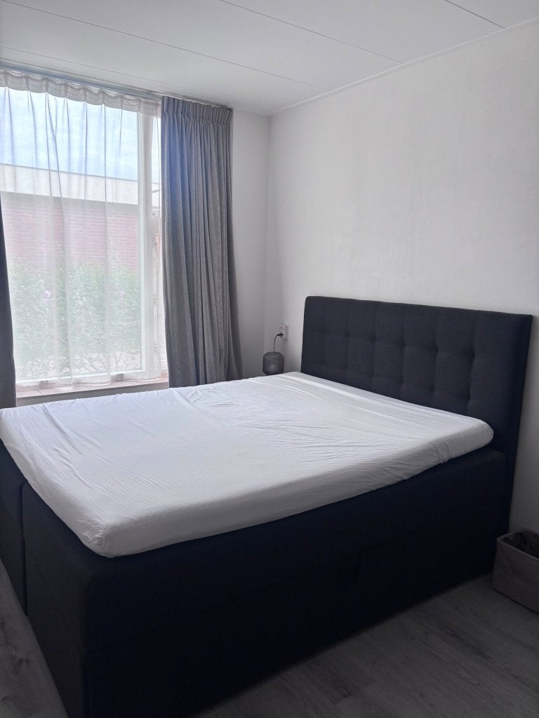Te koop Jysk Boxspring Gold C50, Huis en Inrichting, Slaapkamer | Boxsprings, Ophalen, Zwart, Tweepersoons, Zo goed als nieuw