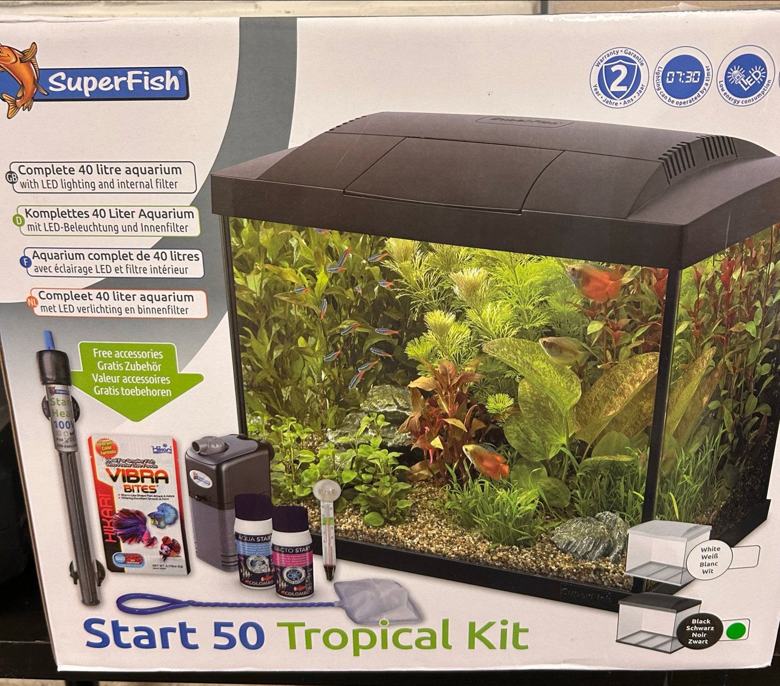 Aquarium Start 50 Tropical kit, Dieren en Toebehoren, Ophalen, Inclusief toebehoren, Gebruikt, Superfish