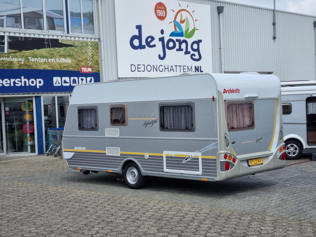 Dethleffs Camper Lifestyle 450 DB Mover - Luifel, Caravans en Kamperen, Caravans, Rondzit, Bedrijf, 750 - 1000 kg, Overige typen