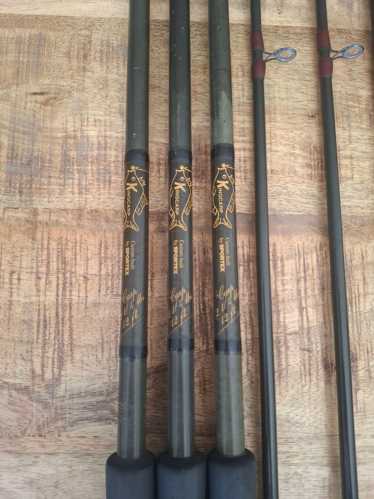 Te koop aangeboden 3x Sportex karper hengel, Ophalen, Werphengel