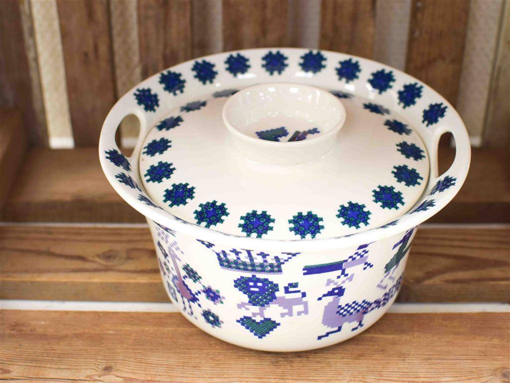 porseleinen afdekschaal 44757, Huis en Inrichting, Keuken | Servies, Ophalen of Verzenden, Gebruikt, Aardewerk, Bord(en)