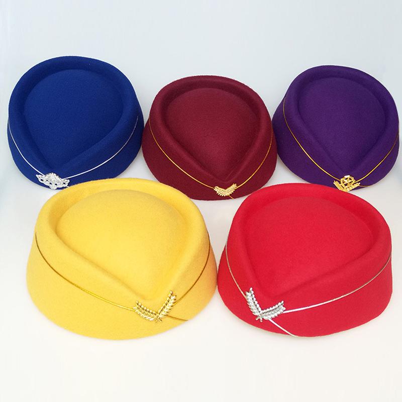 Stewardessen hoed / baret stewardess dames vrouwen pet, Verzenden, Nieuw, One size fits all, Hoed