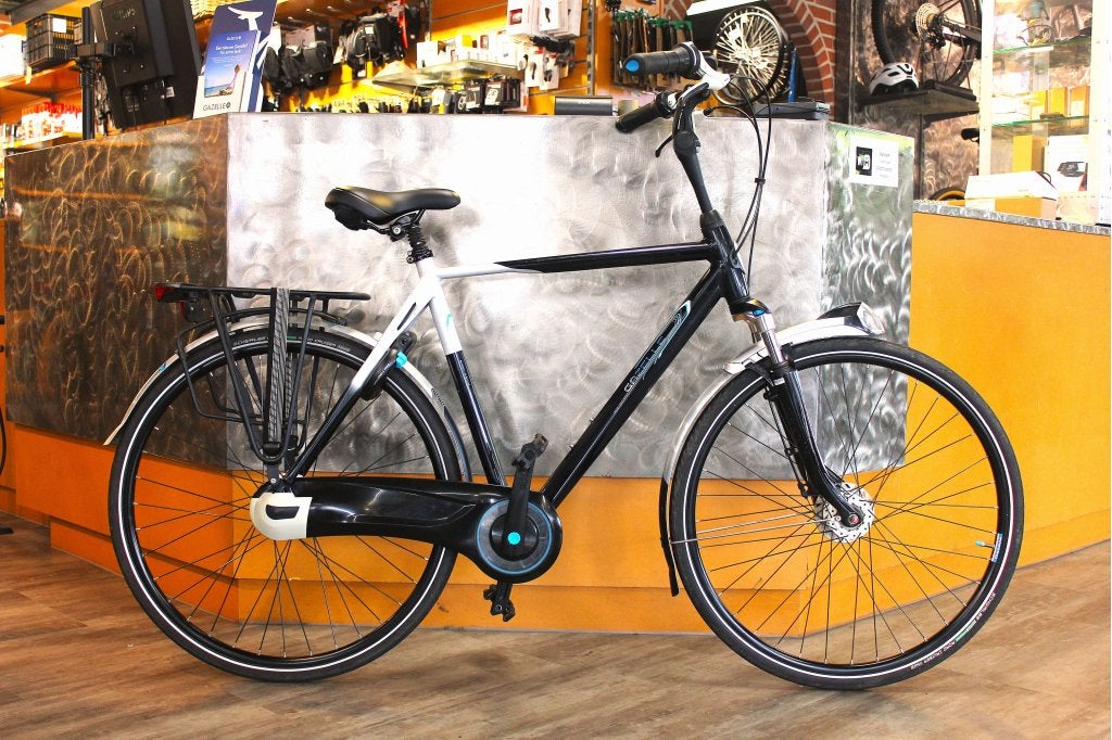 Nette gebruikte Gazelle Eclipse herenfiets 57 cm, Fietsen en Brommers, Gebruikt, Versnellingen, Niet ingevuld, Niet ingevuld