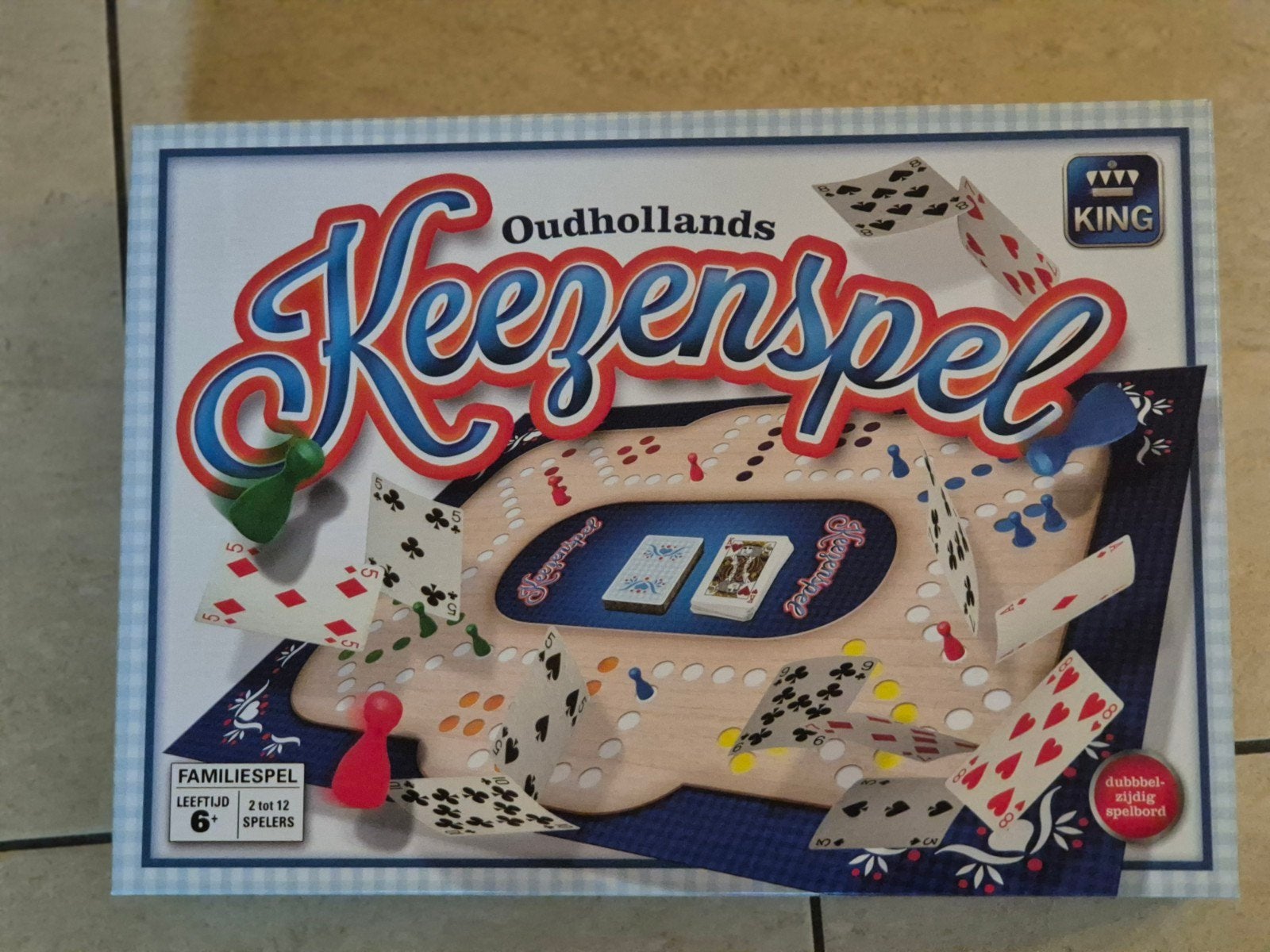 Oudhollands Keezenspel - Familiespel, Vijf spelers of meer, Ophalen of Verzenden, Zo goed als nieuw, King