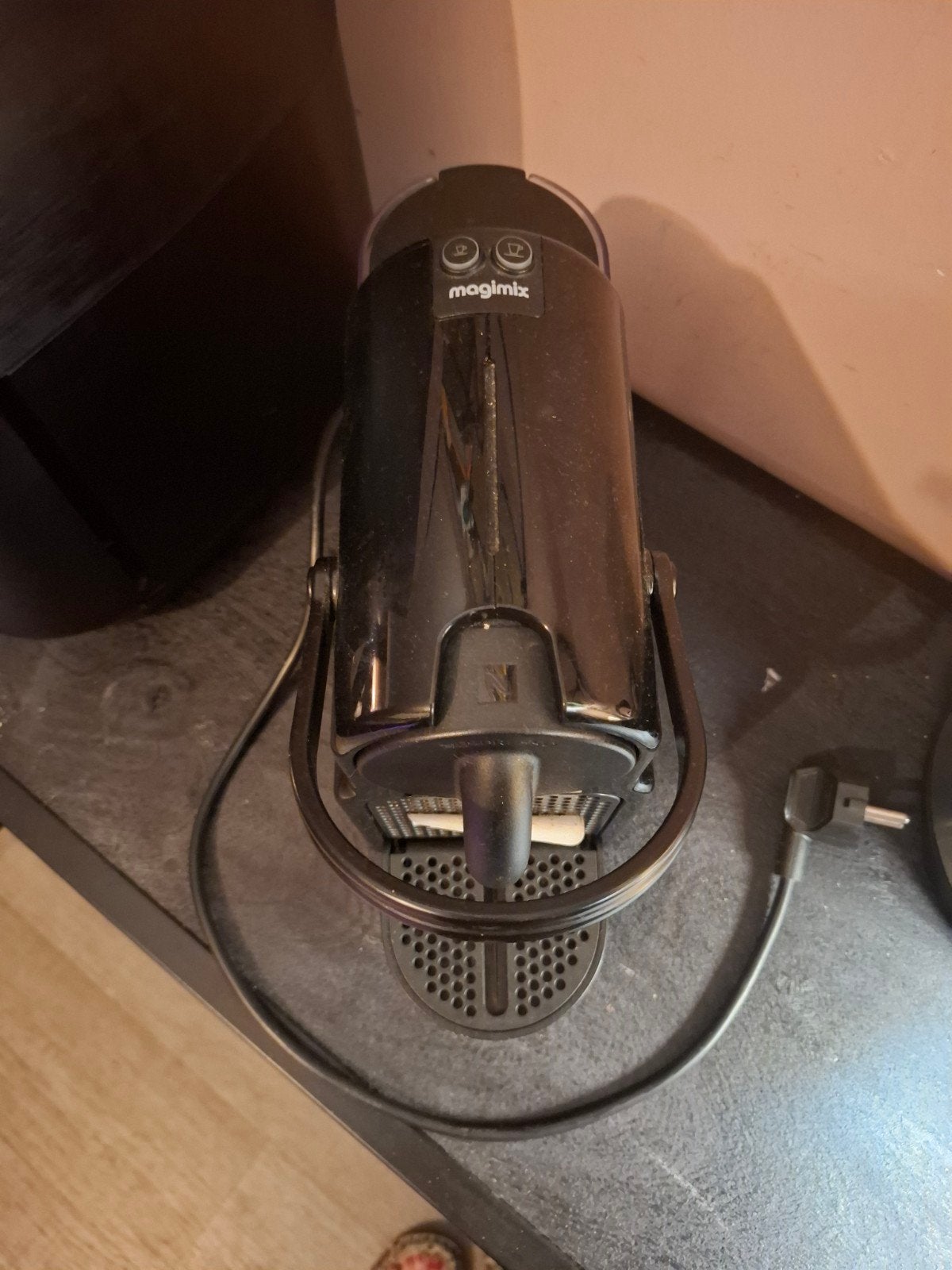 Magimix Nespresso Inissia Koffiecupmachine Zwart, Witgoed en Apparatuur, Koffiepads en cups, Gebruikt, Koffiemachine, Ophalen of Verzenden