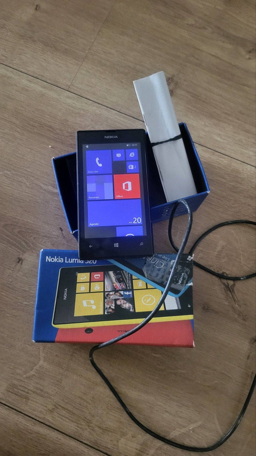 Nokia Lumia 520 - Vintage, Werkend met Originele Doos, Telecommunicatie, Mobiele telefoons | Nokia, Ophalen of Verzenden