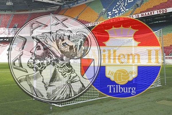 Ajax - Willem II - Eredivisie Kaarten - 15 september, Losse kaart, Twee personen, September