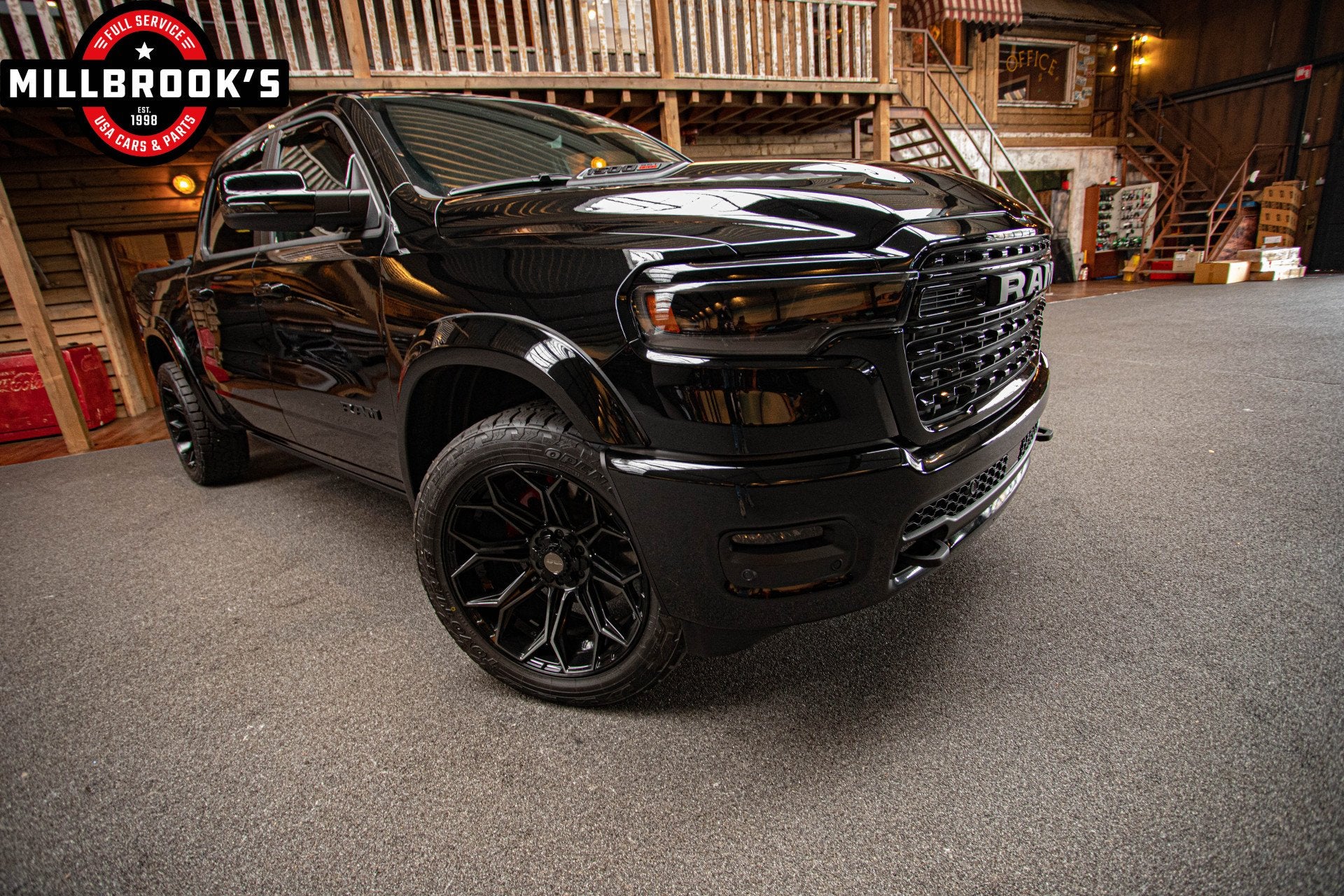 Dodge Ram 1500 limited H/O 540PK Widebody, Luchtvering, Mass, Automaat, 2993 cc, Zwart, Bedrijf