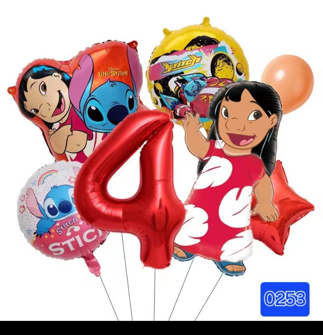 Lilo & Stitch Verjaardagsballonnen Set - Nieuw, Ophalen, Nieuw, Feestartikel, Verjaardag