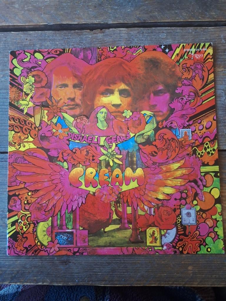 Cream - Disraeli Gears  2479 185 Germany 1976, Cd's en Dvd's, Vinyl | Rock, Ophalen of Verzenden, Zo goed als nieuw, 12 inch, Progressive