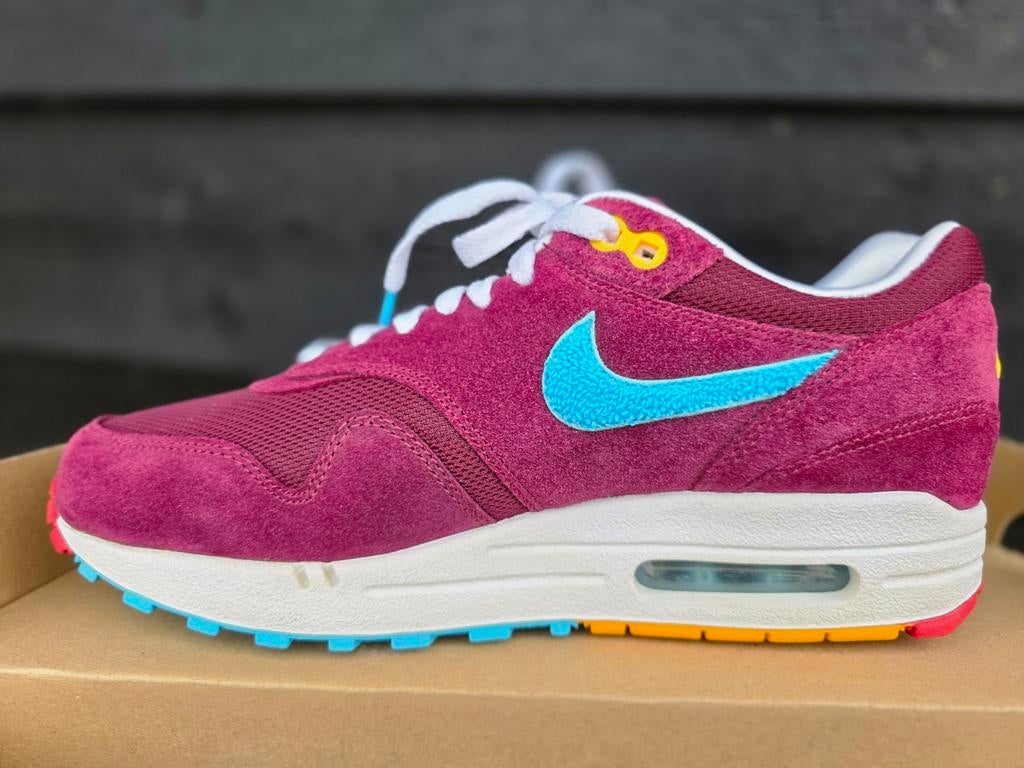 Nike Air Max 1 Parra Patta Cherrywood OG-all 9/10, Overige kleuren, Nike, Ophalen of Verzenden, Sneakers of Gympen