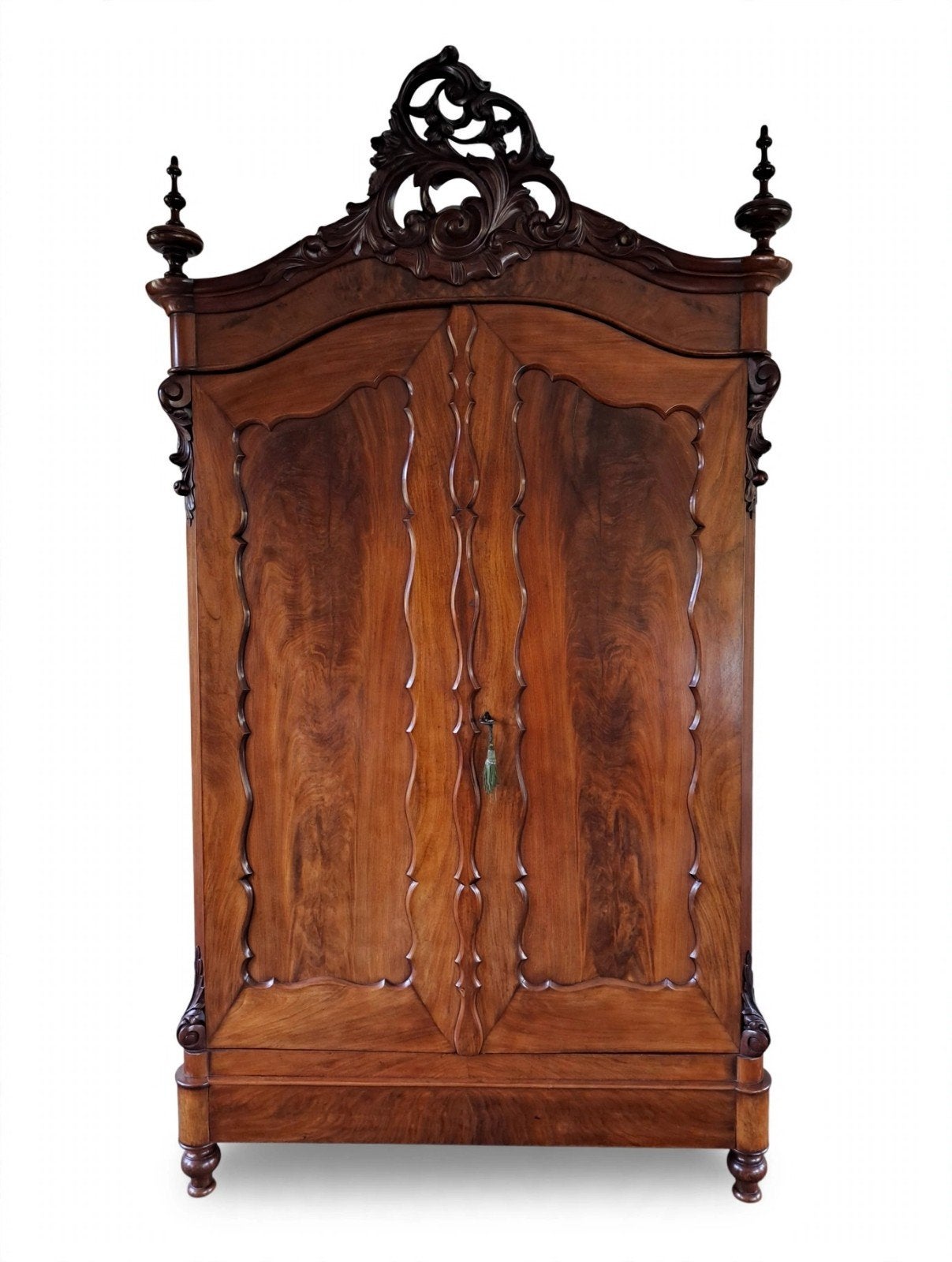 Antieke Biedermeier / Louis Philippe kuifkast - ca 1850, Antiek en Kunst, Ophalen