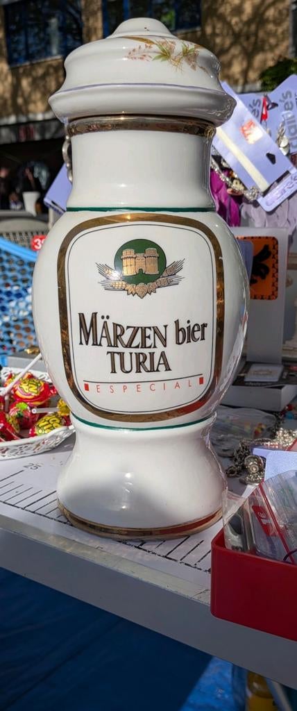 Porseleinen biertap, Ophalen of Verzenden, Zo goed als nieuw, Overige merken