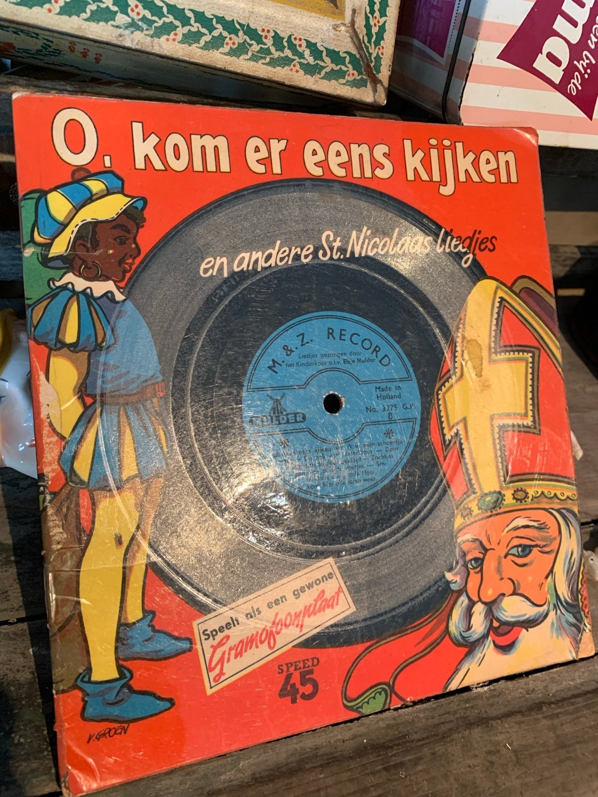 Oud sinterklaas boek / single, T, Ophalen of Verzenden, Zo goed als nieuw, N
