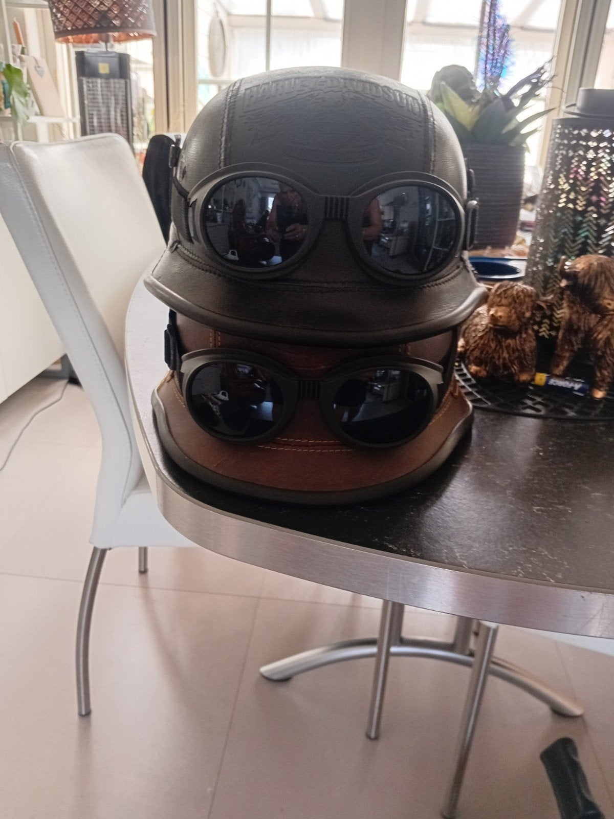 2x  pothelmen  Harley davidson, Overige merken, XL, Tweedehands, Overige typen