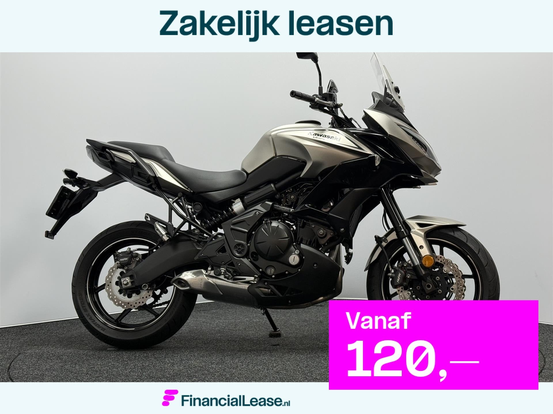 Kawasaki Versys 650 ABS, Motoren, 649 cc, Toermotor, ABS, Handgeschakeld