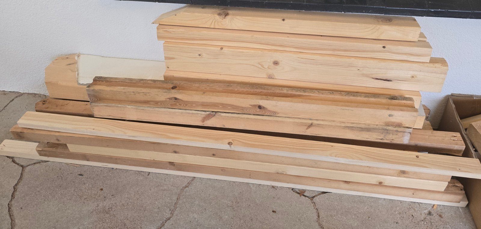 Restant hout (haard/kachel ?), Ophalen, 50 mm of meer, Pallet, Minder dan 200 cm