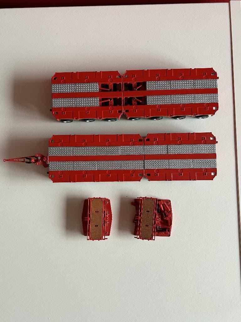 SCHEUERLE INTER COMBI SET WSI 1/50, Hobby en Vrije tijd, Modelauto's | 1:50, Zo goed als nieuw, Bus of Vrachtwagen, Wsi, Verzenden