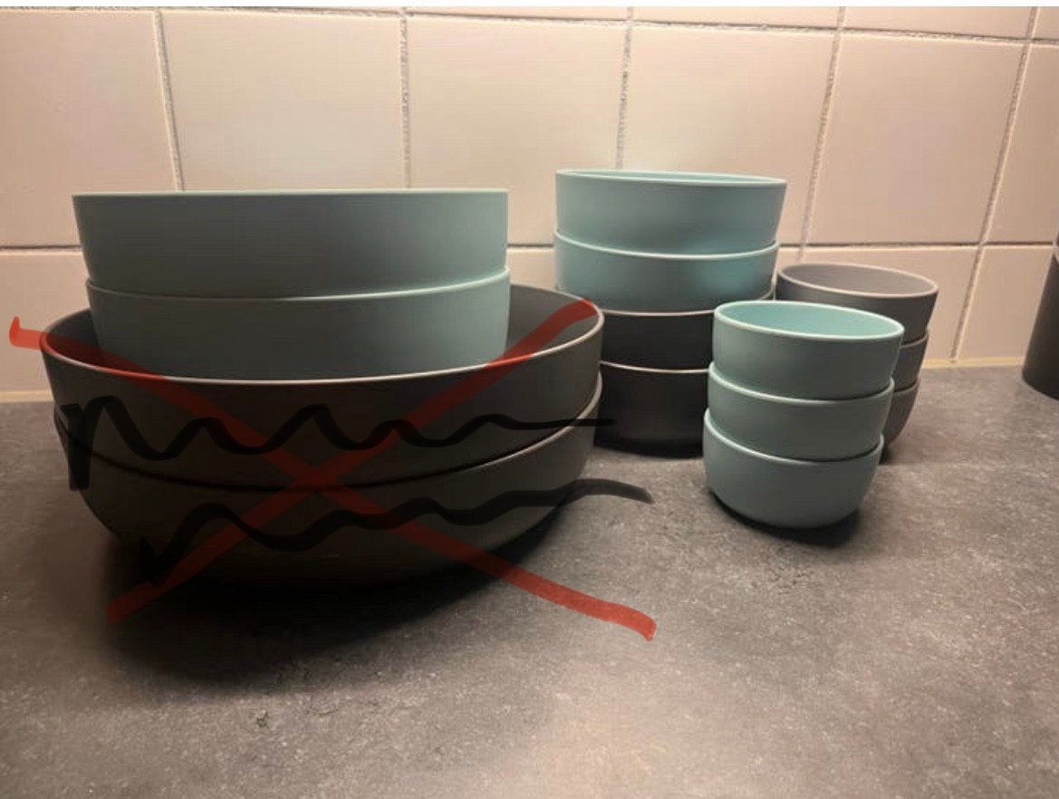 Royal VKB buitenservies kommen - Kunststof, Ophalen, Kunststof, Gebruikt, Overige merken