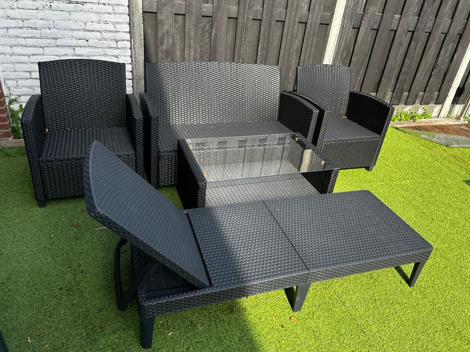 Tuinset, Tuin en Terras, Ophalen, Zo goed als nieuw, Kunststof