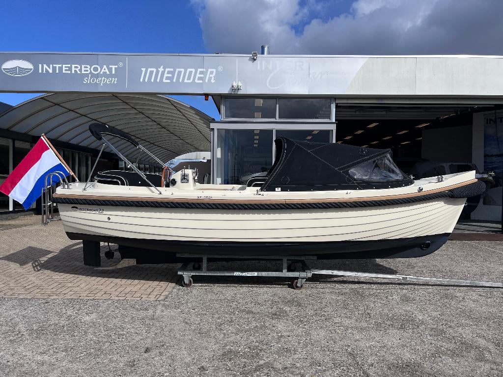 Interboat 22 Xplorer, Watersport en Boten, Ophalen, 10 tot 30 pk, Gebruikt, Binnenboordmotor