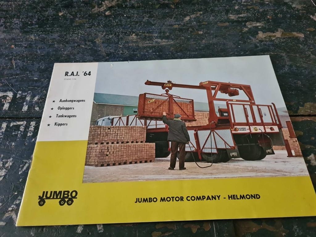 Jumbo 1964 aanhangers, opleggers, kippers, tankwagens, Ophalen of Verzenden, Nieuw, Overige merken