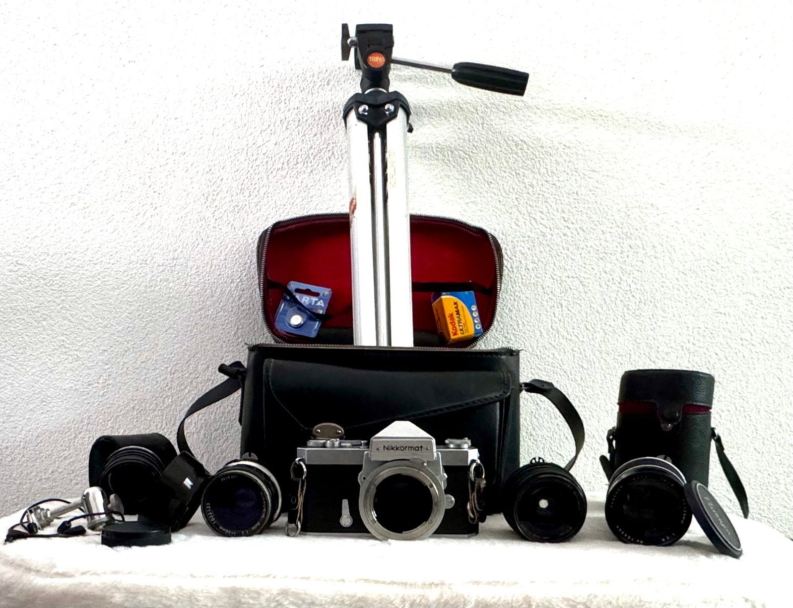 Nikon, Nikkormat FT set + Nikon K macro ringen., Audio, Tv en Foto, Fotocamera's Analoog, Ophalen of Verzenden, Gebruikt, Spiegelreflex