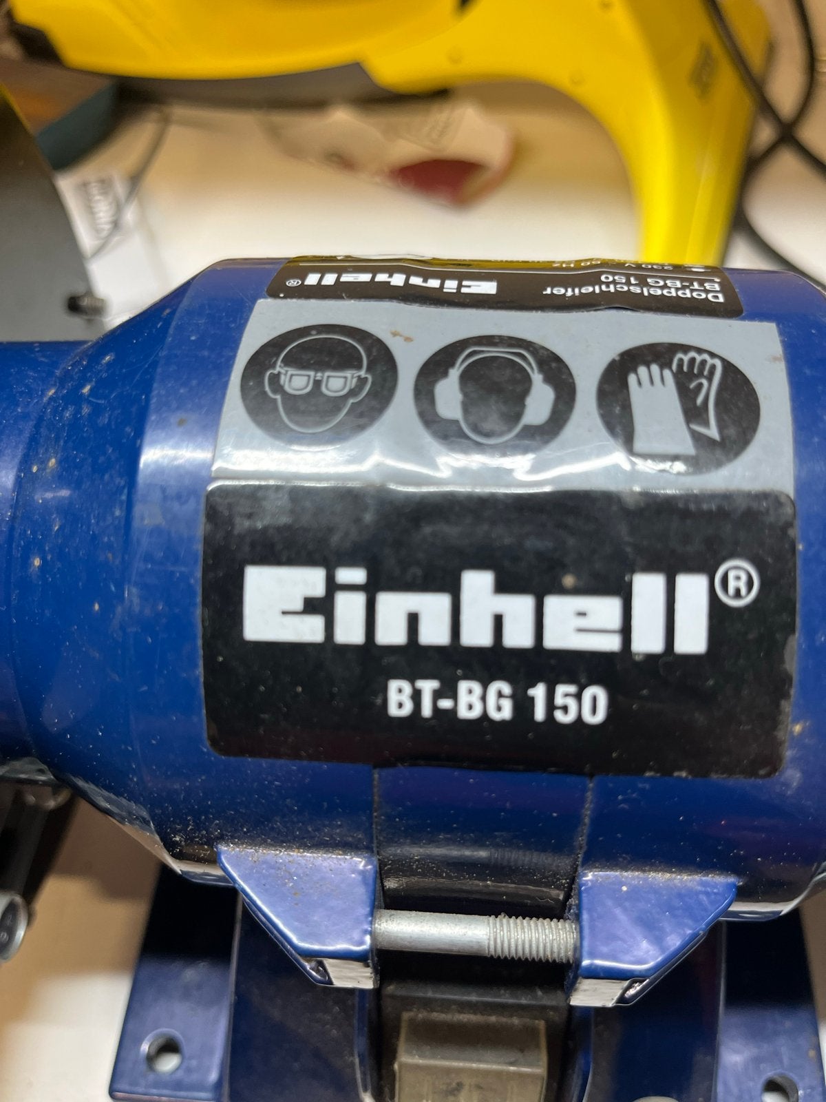 Einhell BT-BG 150 Werkbankslijpmachine - Z.G.A.N., Ophalen of Verzenden, Zo goed als nieuw