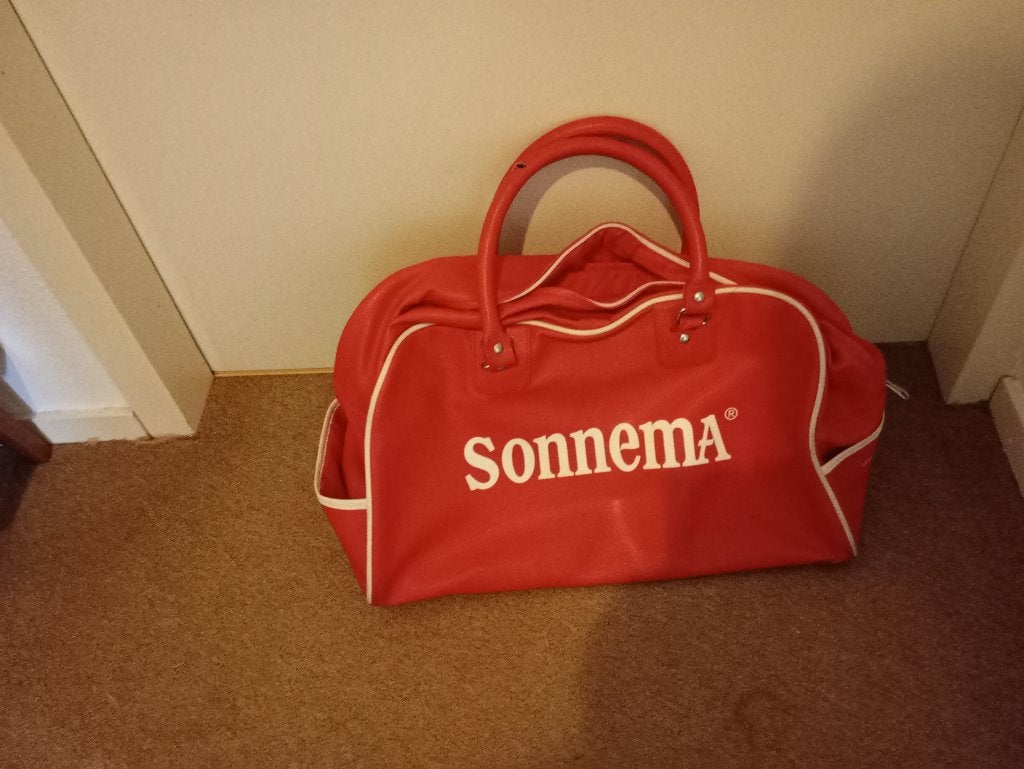 Tas, Ophalen, Gebruikt, Rood, Shopper