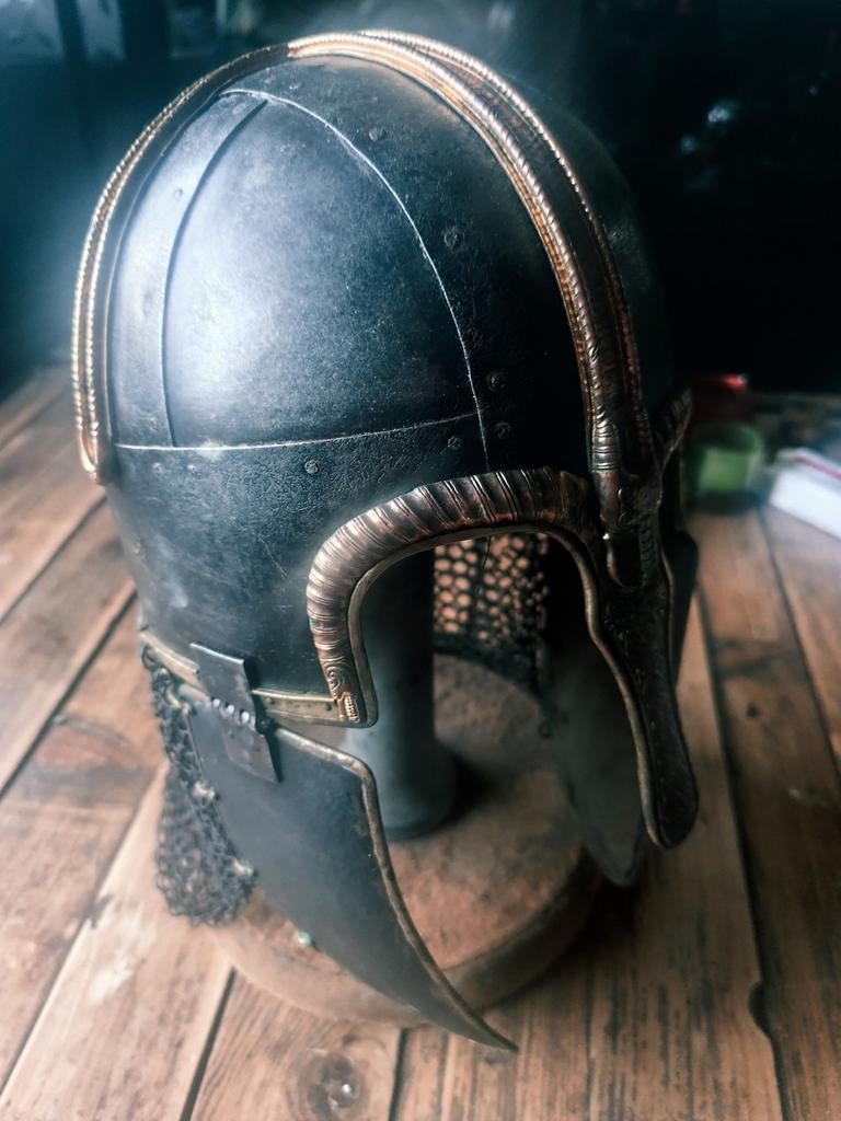 Unieke Coppergate Helm Replica - Handgesmeed Meesterwerk, Verzamelen, Militaria | Algemeen, Ophalen of Verzenden, Overige soorten