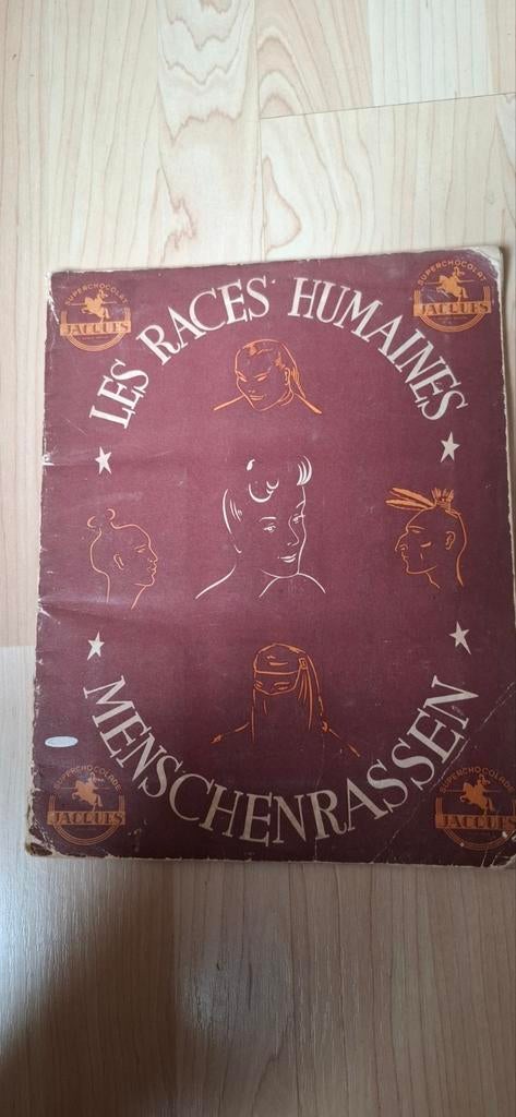 Plaatjesboek over menschen  rassen uit 1947, Boeken, Ophalen of Verzenden, Gelezen, Plaatjesalbum