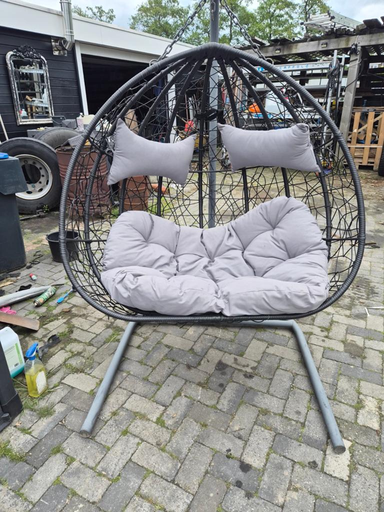 Terras schommelstoel, Tuin en Terras, Ophalen, Gebruikt