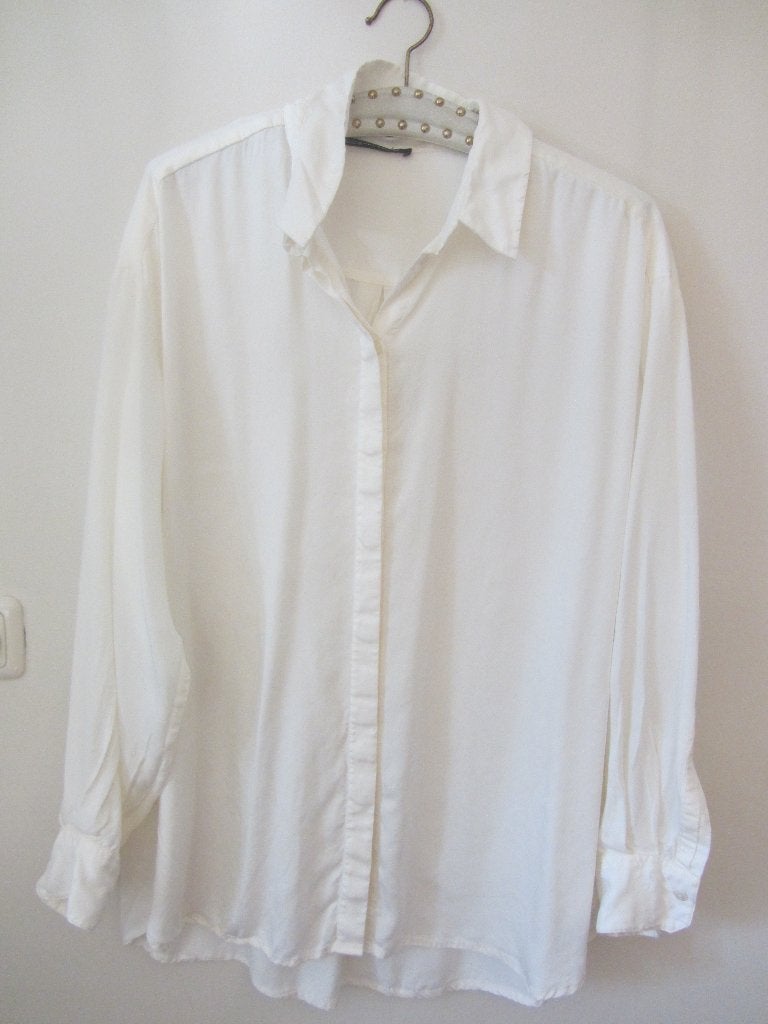 Witte blouse van Expresso maat 46, Kleding | Dames, Blouses en Tunieken, Expresso, Wit, Maat 46/48 (XL) of groter, Ophalen of Verzenden