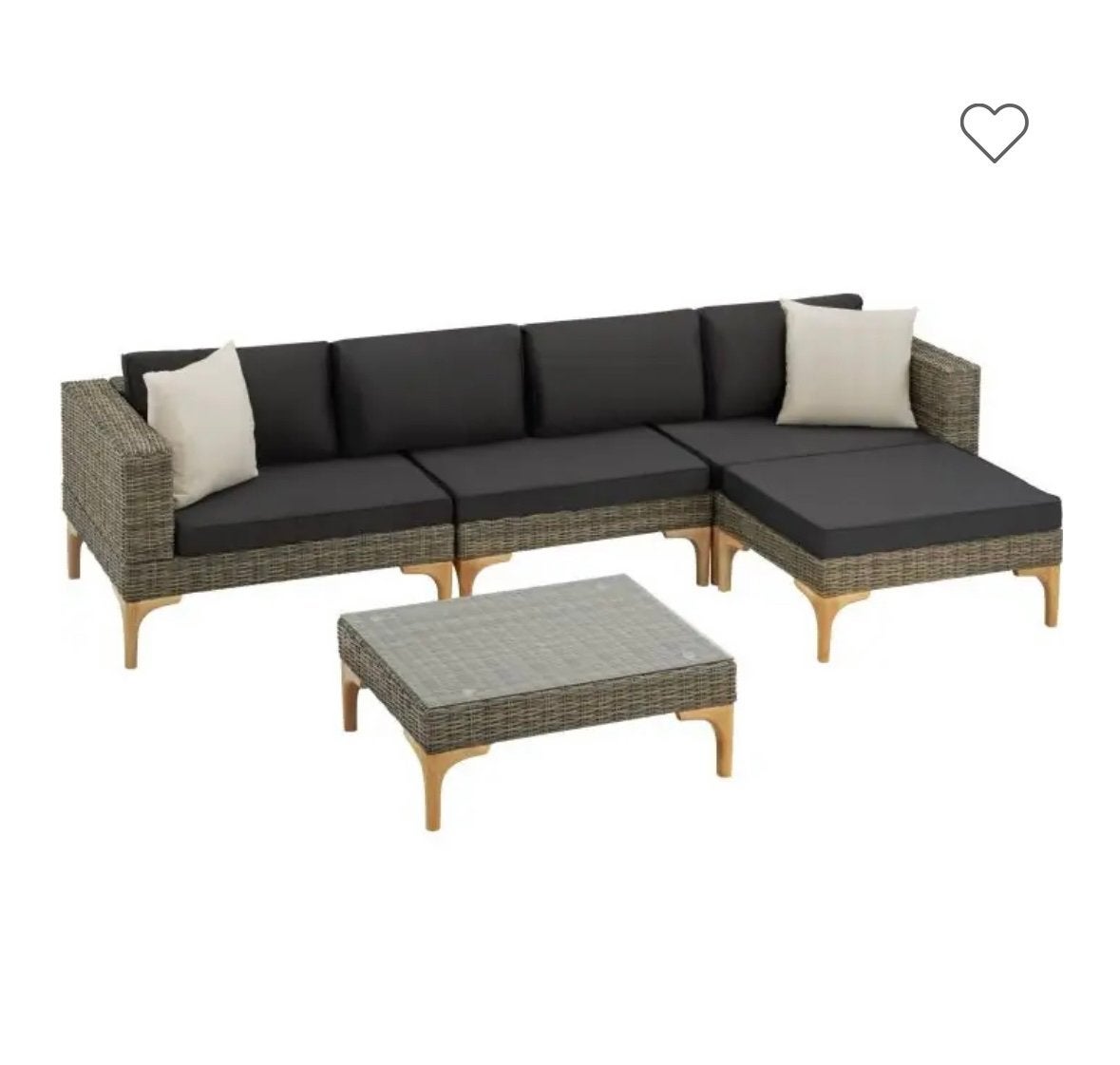 Wicker Lounge Konstanza NIEUW IN DOOS, Tuin en Terras, Tuinsets en Loungesets, Ophalen, Zo goed als nieuw, Aluminium