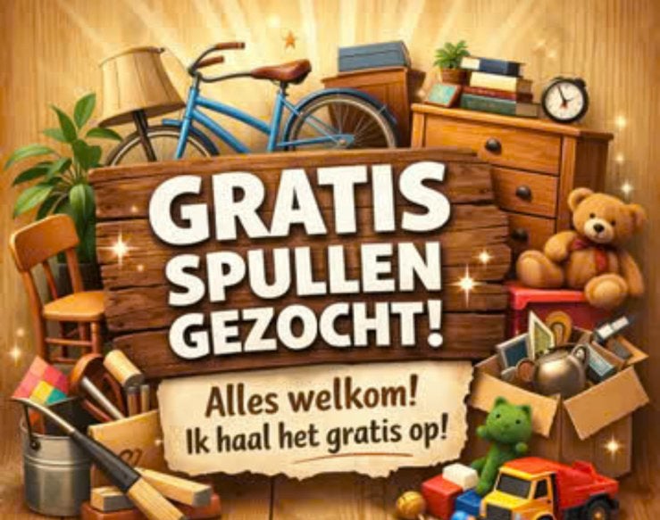 Rommelmarkt spullen gezocht, Ophalen of Verzenden