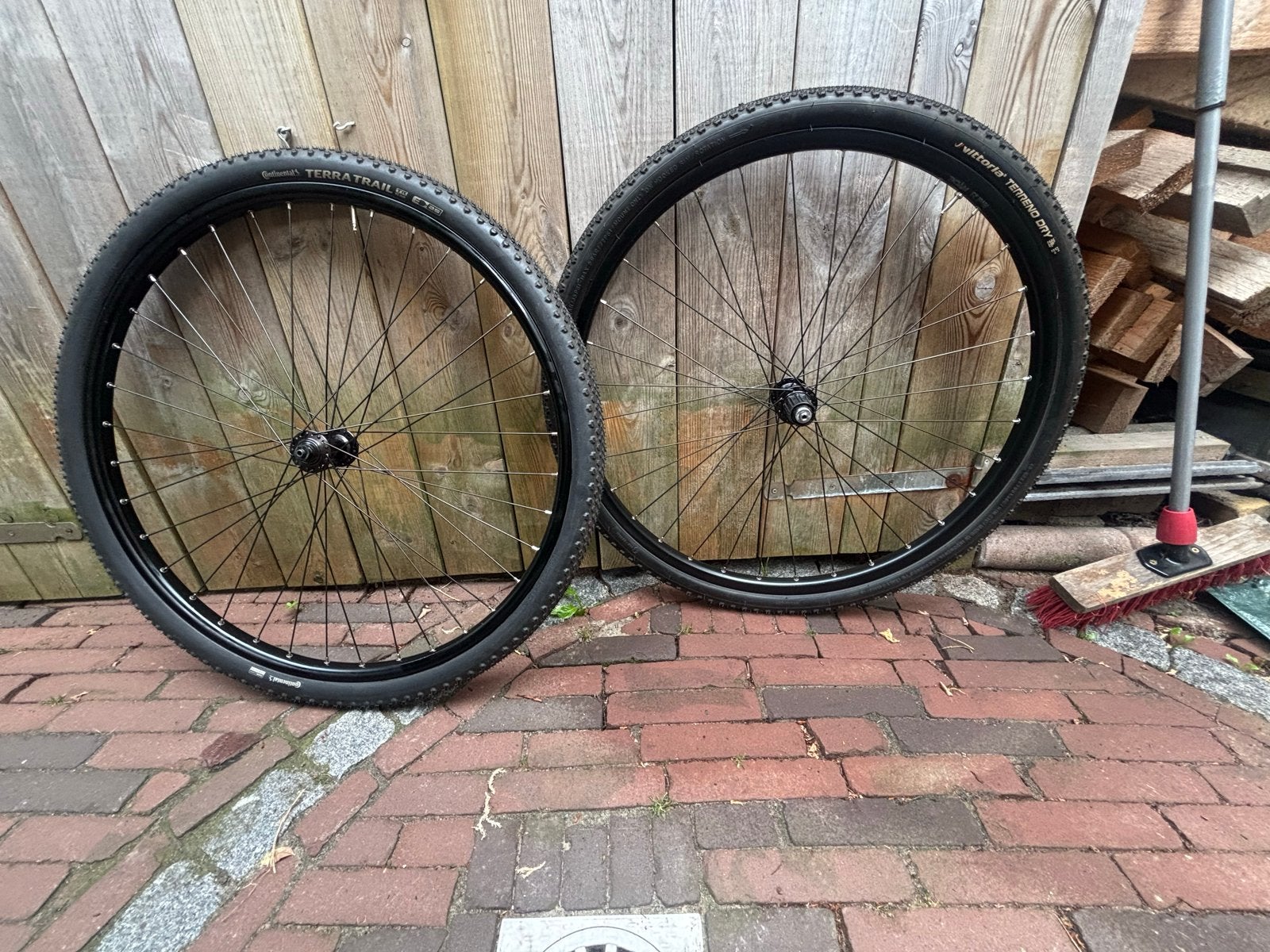 Wielset met banden, Wiel, Gebruikt, Ophalen of Verzenden, Gravelbike