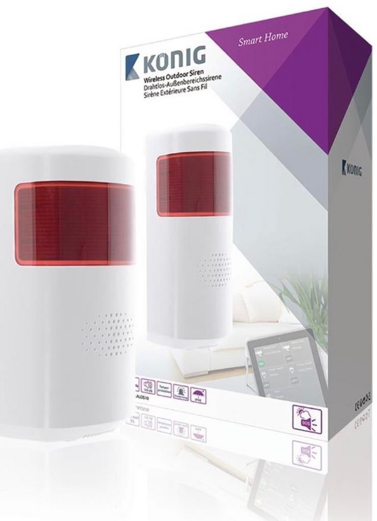 Nieuwe SAS-CLALOS10 Smart home sirene buiten 868 mhz, Ophalen of Verzenden, Nieuw