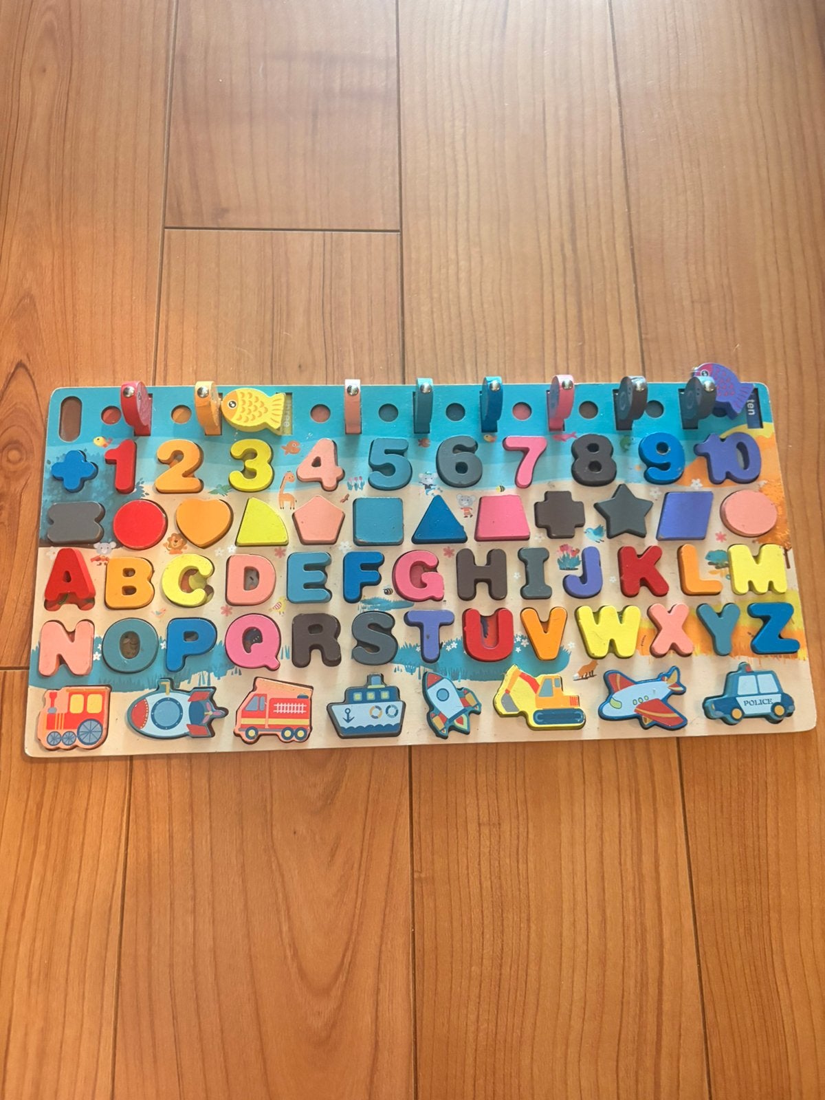 Montessori houten set van cijfers, letters en vormen, Ophalen of Verzenden