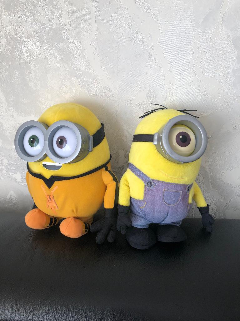 Minions knuffels, Ophalen of Verzenden, Gebruikt, Overige typen, Middelgroot (20 tot 80 cm)