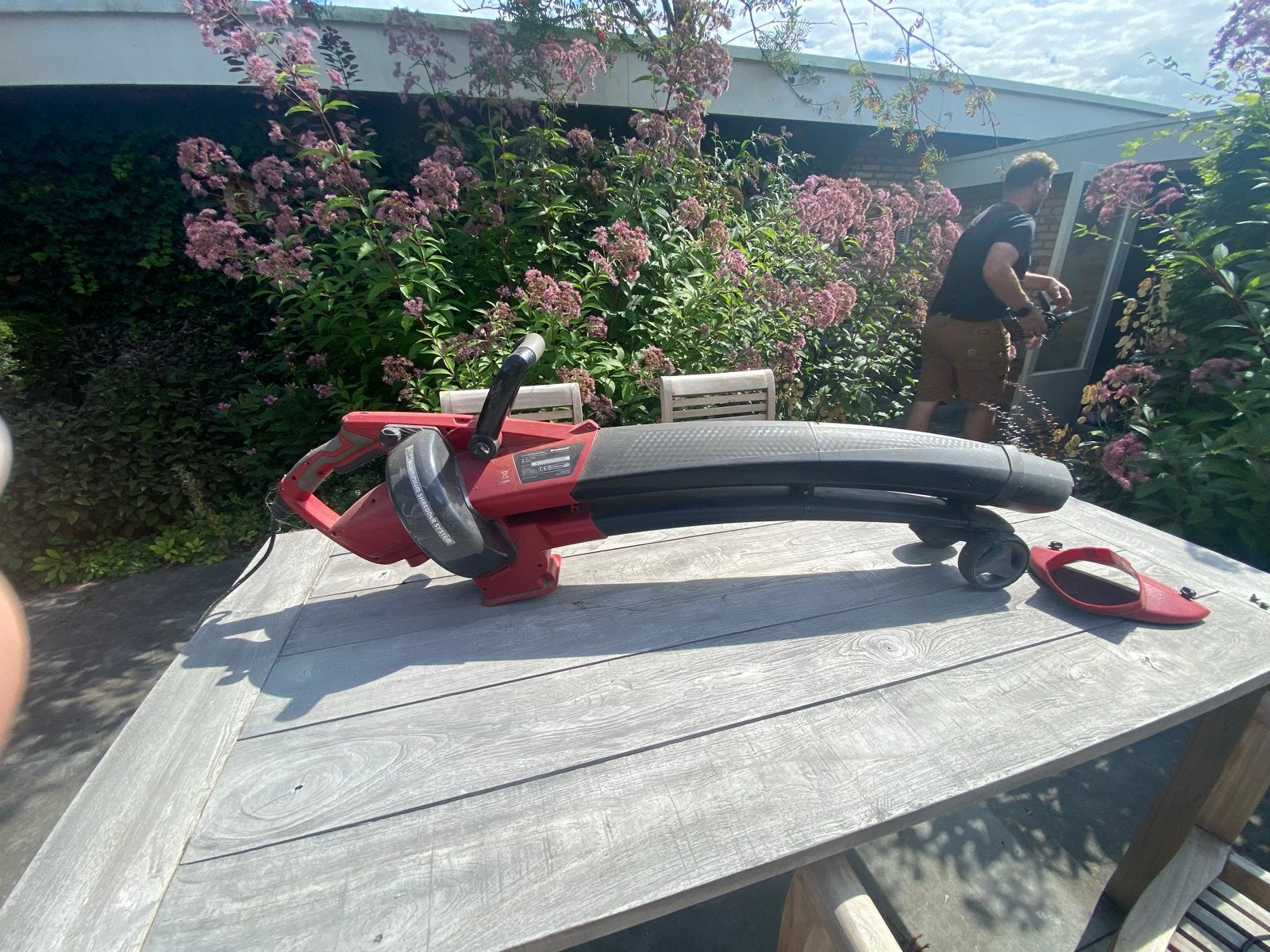 Einhell Elektrische Bladblazer/Bladzuiger met Versnipperfunc, Ophalen, Gebruikt, Handgedragen, Met versnipperfunctie
