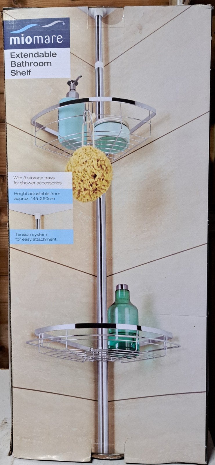 Telescopische doucheplankjes - NIEUW in doos, Ophalen, Nieuw