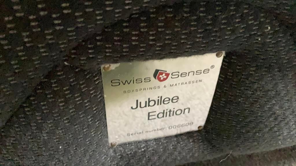 Swiss Sense Elektrisch verstelbare boxspring, Ophalen, Gebruikt, Zwart, Tweepersoons