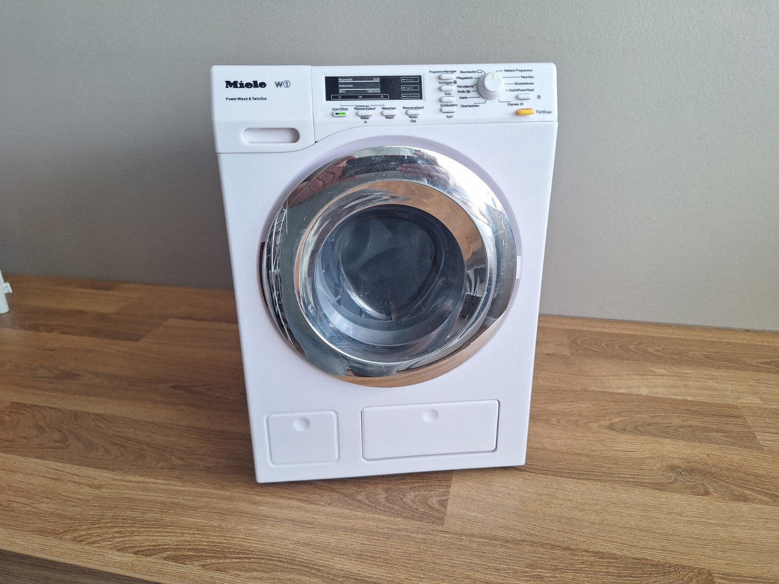 Miele speelgoed Wasmachine droger Poppenwas was Poppenhuis, Ophalen of Verzenden, Gebruikt