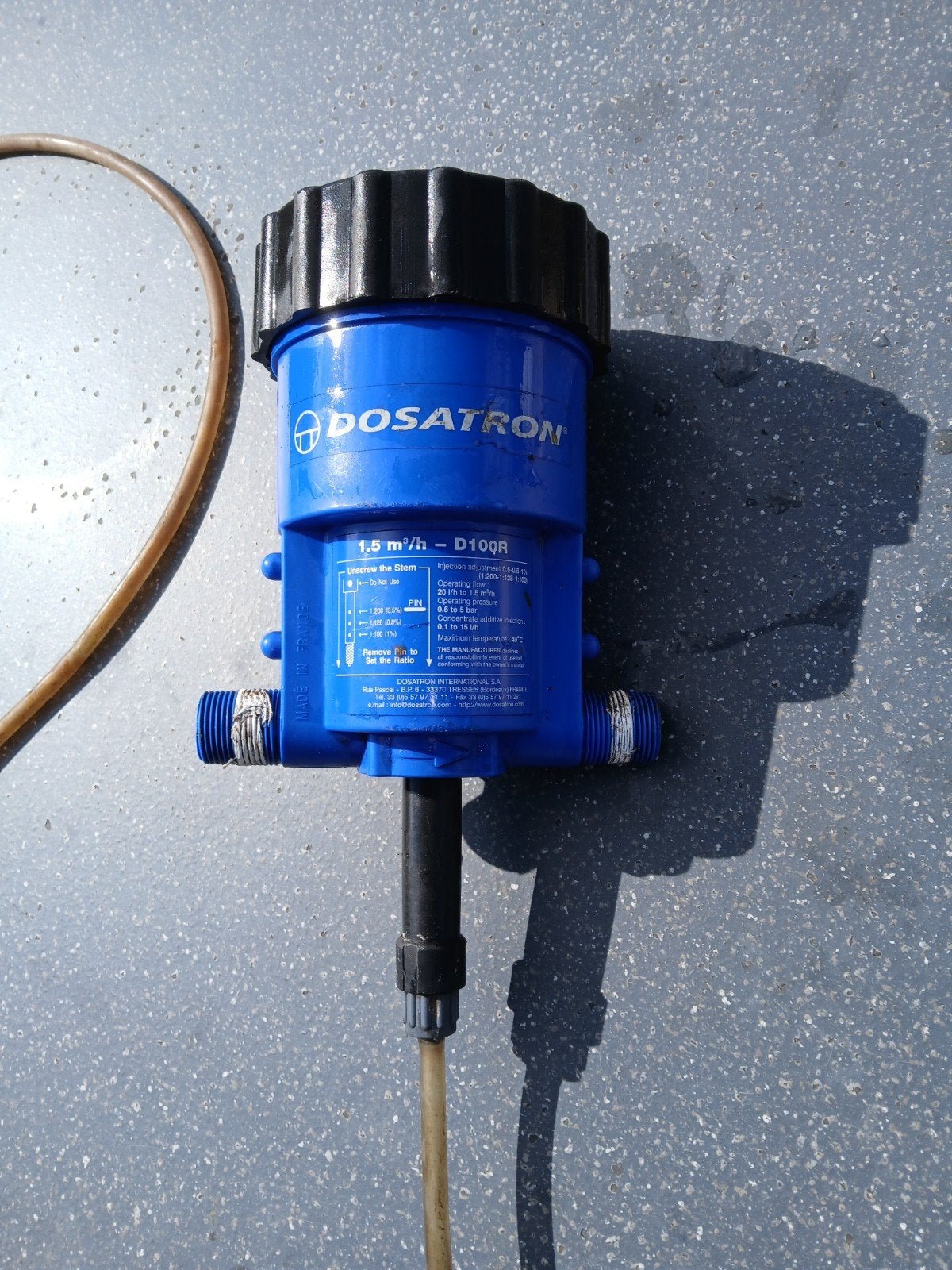 Dosatron D100R Doseerpomp - 1.5 m³/u, Ophalen of Verzenden, Gebruikt