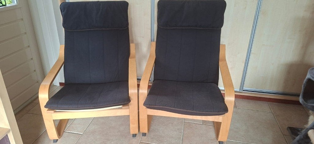 Ikea fauteuil, Ophalen, Hout, Gebruikt, 75 tot 100 cm