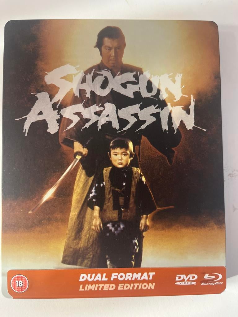 Shogun Assassin - Limited Edition DVD/Blu-ray Steelbook, Ophalen of Verzenden, Zo goed als nieuw, Boxset