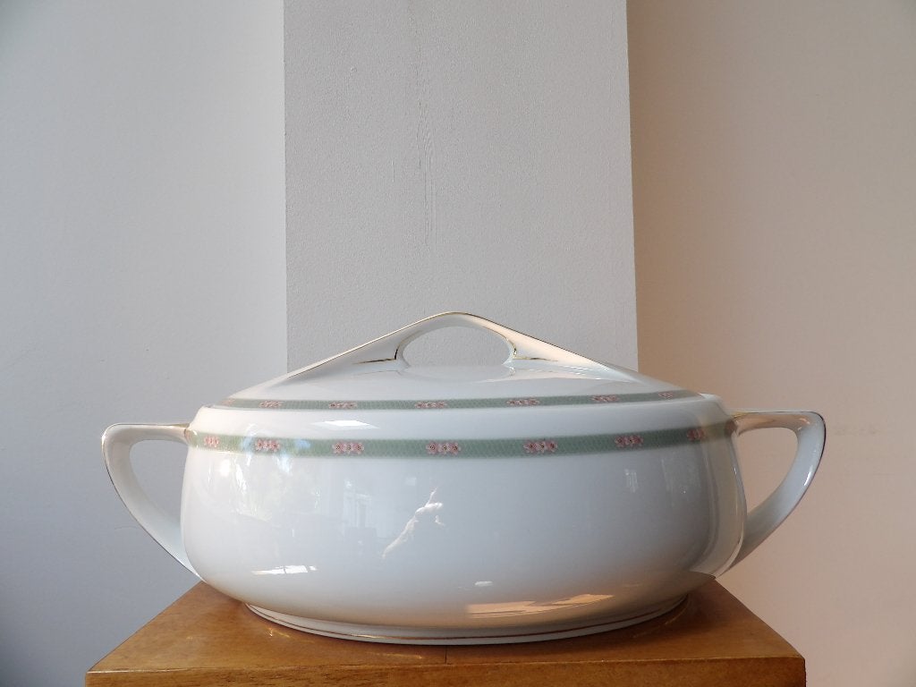 Zeer Grote Art Nouveau Terrine - Rosenthal Donatello, Antiek en Kunst, Ophalen of Verzenden
