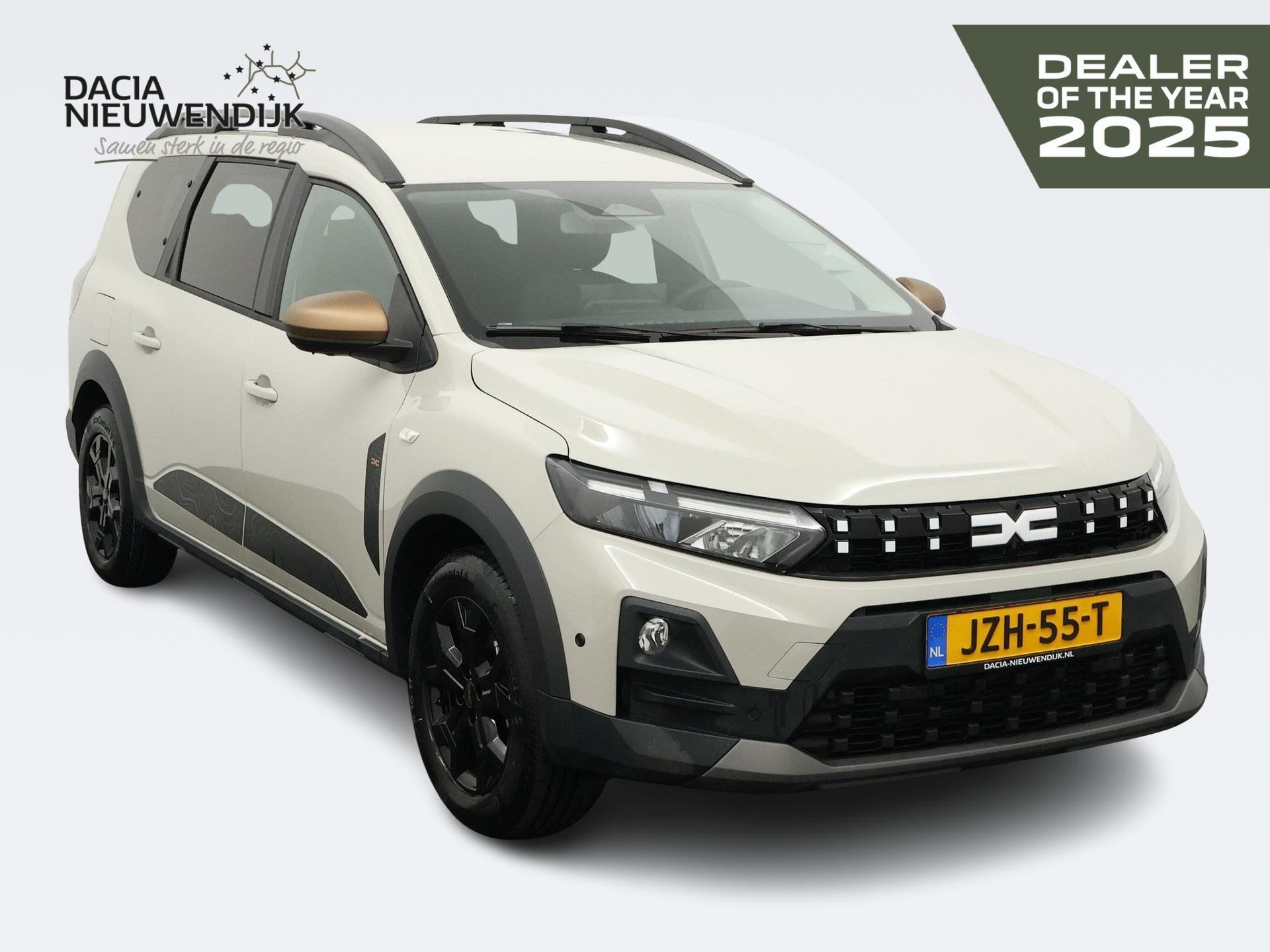 Dacia Jogger 1.8 hybrid 155 limited edition 7p. | AUTOMAAT |, Auto's, Euro 6, Bruin, 7 stoelen, Origineel Nederlands
