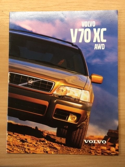 Volvo V70 XC AWD Brochure - Origineel  1999  Duits, Volvo, Zo goed als nieuw, Volvo, Ophalen of Verzenden